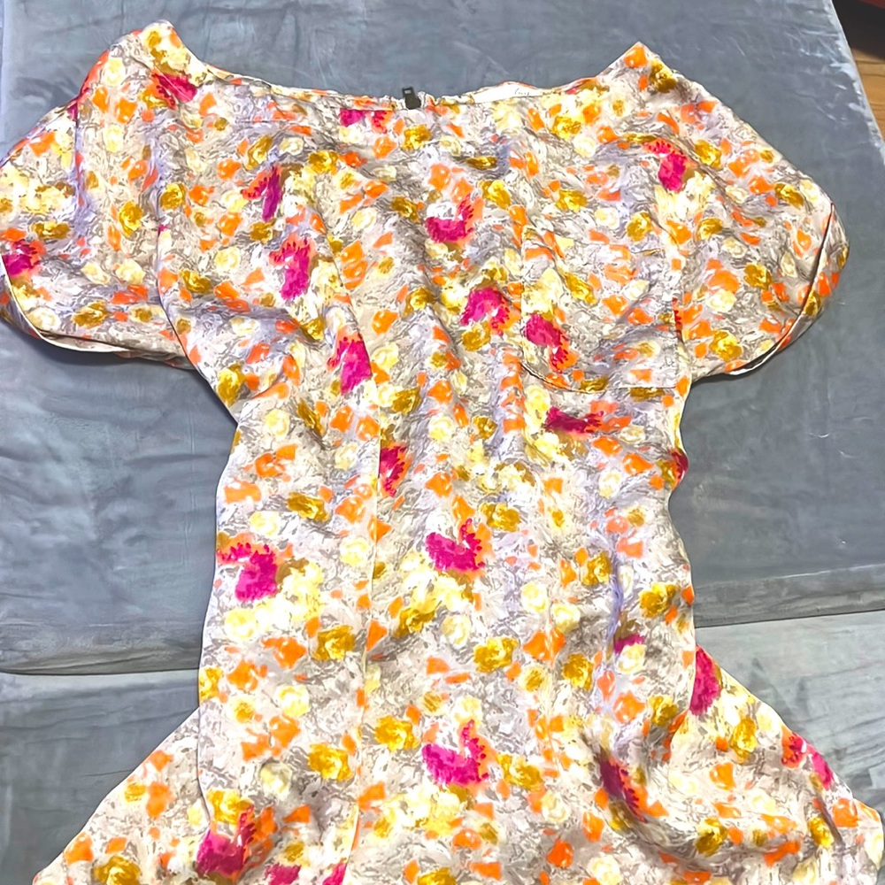 beautiful floral silk top